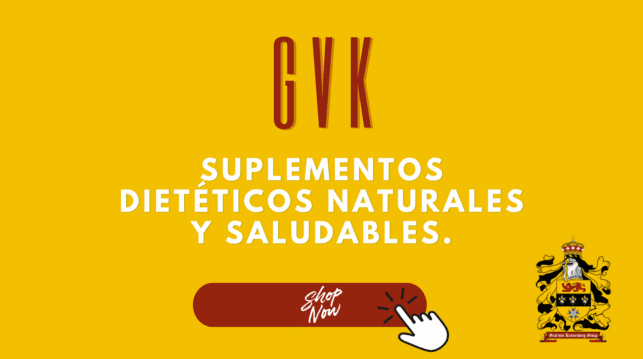 Apertura Gvk en español. Fabricante suplementos nutricionales
