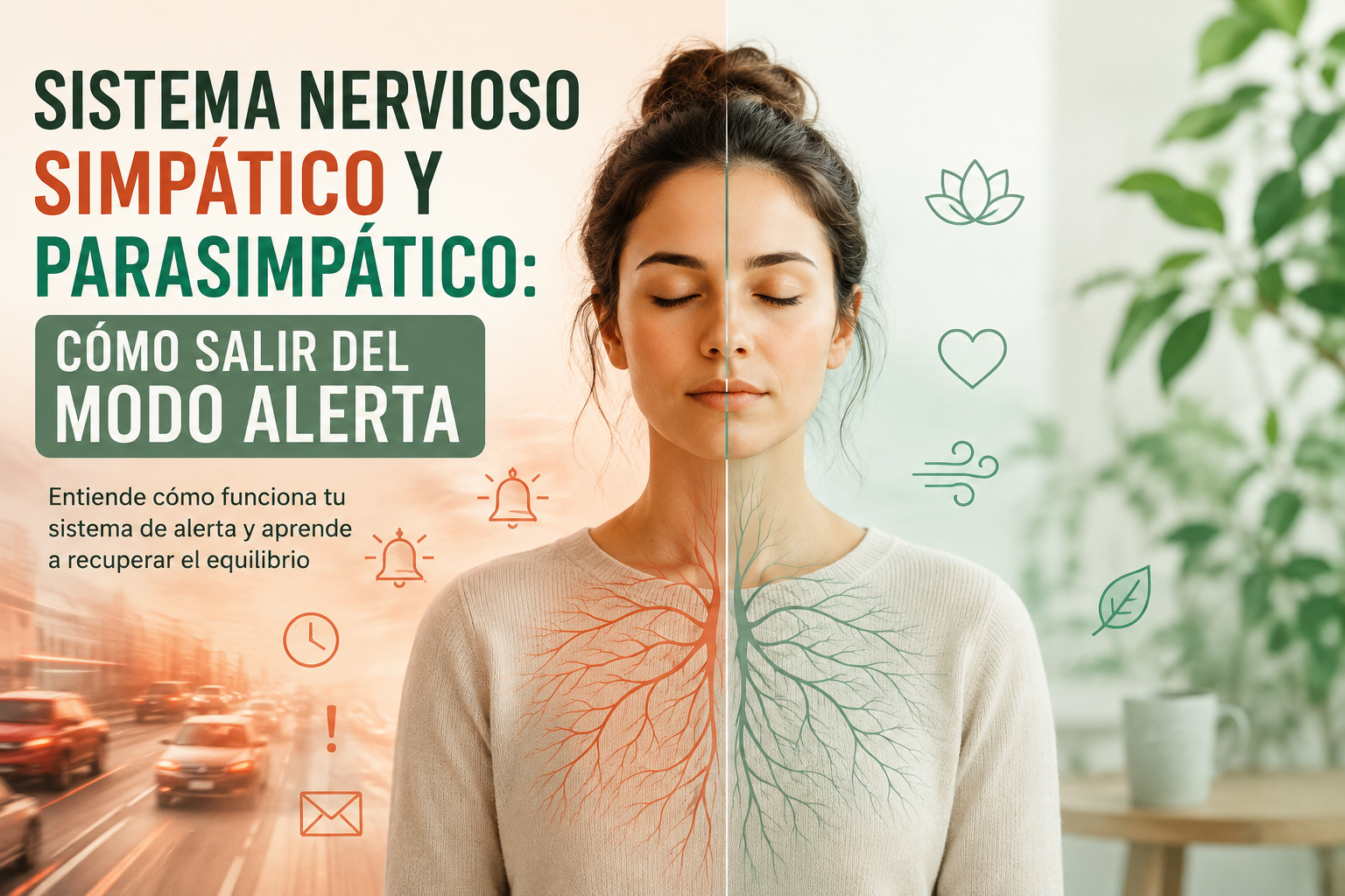 Sistema nervioso simpático y parasimpático y regulación del modo alerta