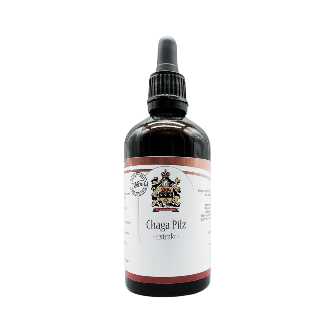 Extracto de Chaga silvestre – Graf von Kronenberg Frasco de extracto líquido de Chaga silvestre de 100 ml