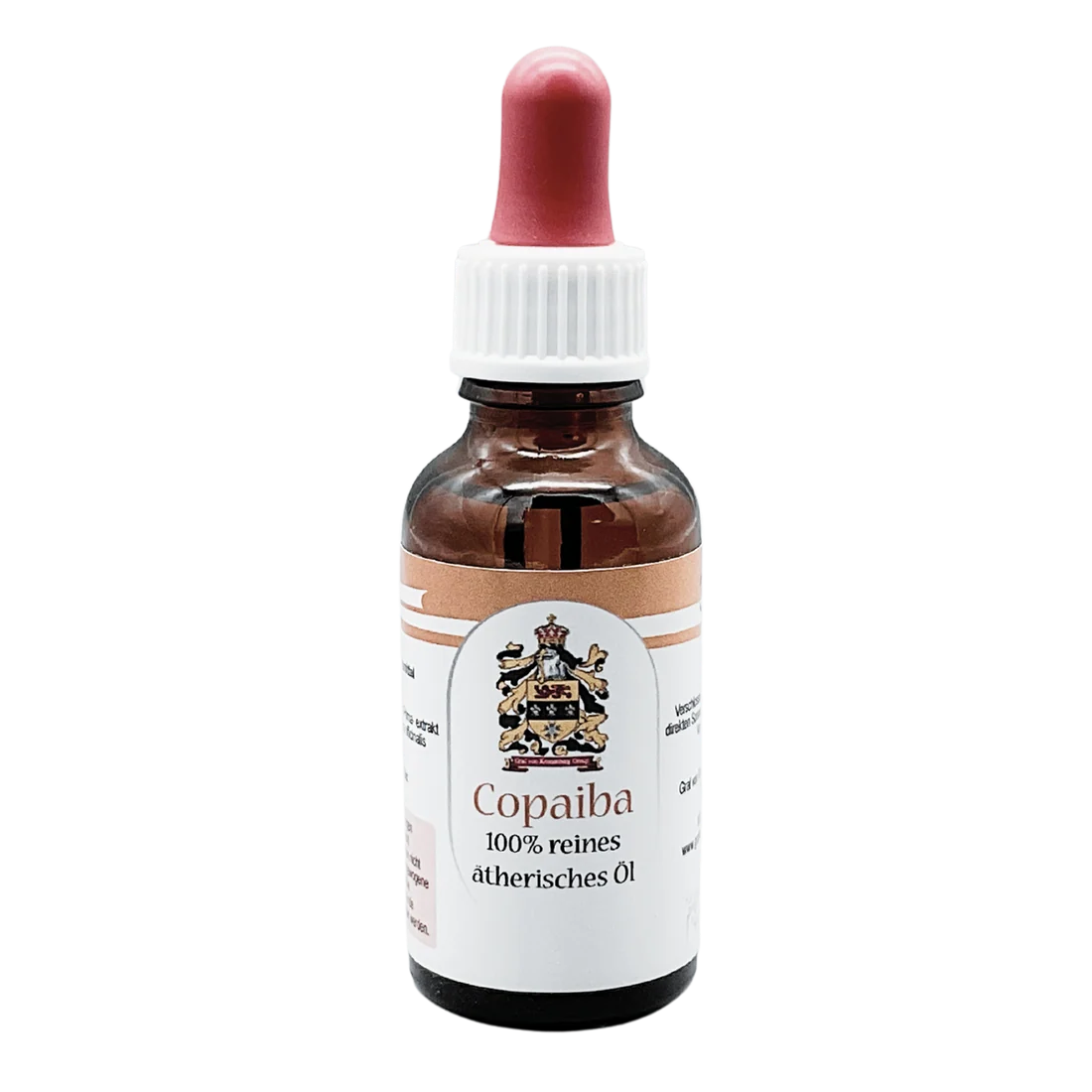 Aceite puro de copaiba | Graf von Kronenberg Aceite puro de copaiba de Graf von Kronenberg, frasco de 30 ml con pipeta.